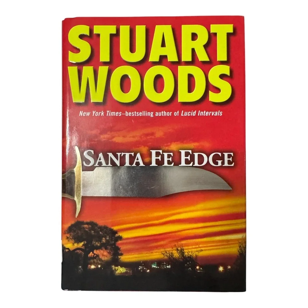 Stuart Woods - Santa Fe Edge - Hardcover - Putnam - Thriller Novel - ISBN